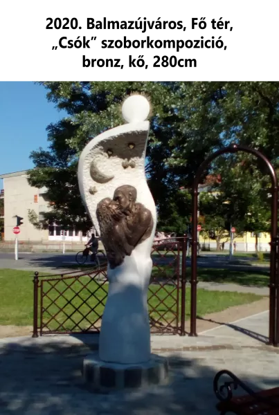 2020-Balmazujvaros-Fo-ter-Csok-szoborkompozicio-bronz-ko-280-cm